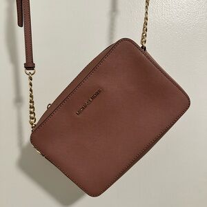 Michael Kors Dark Rose Gold Crossbody Bag